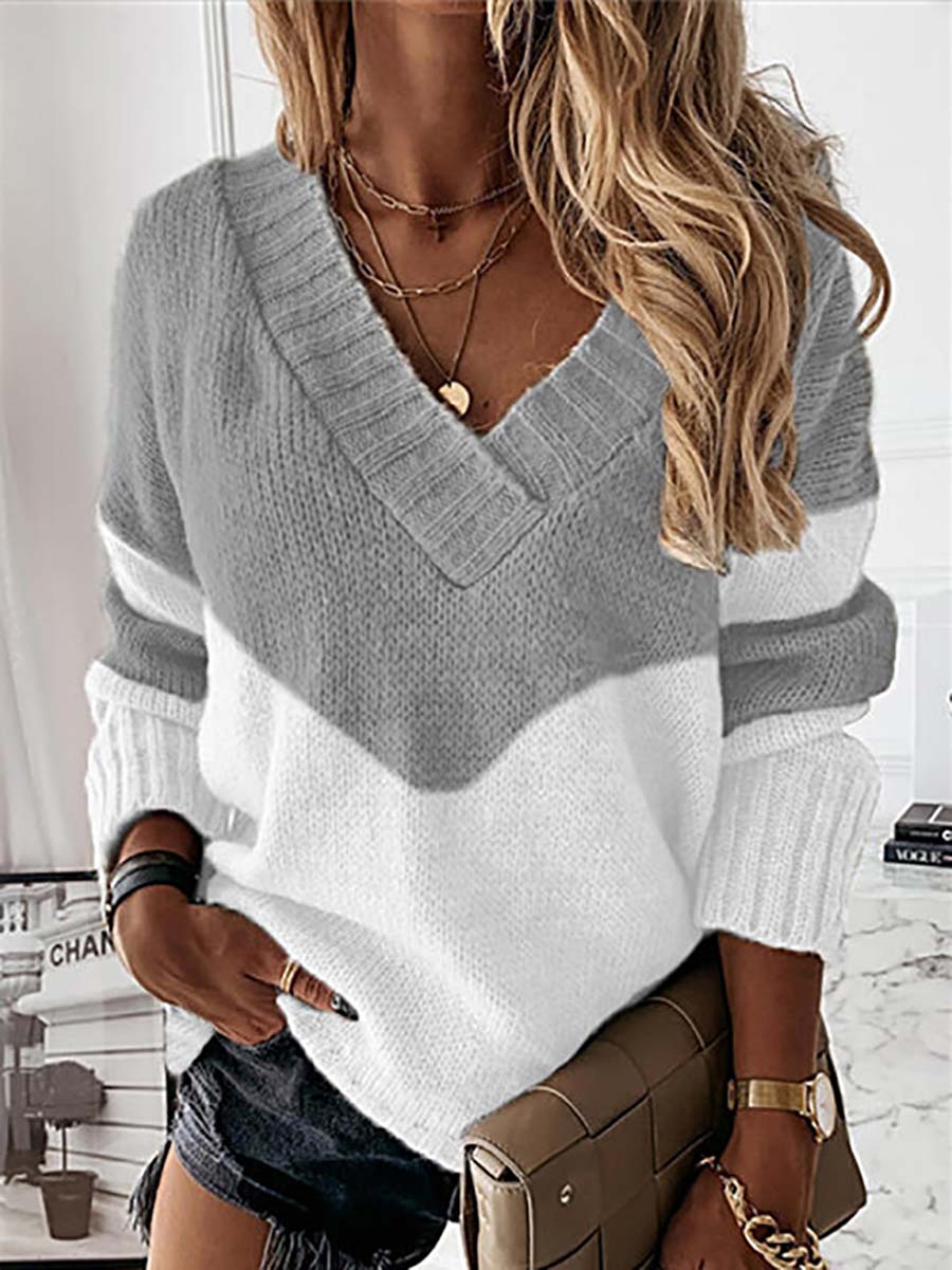 Stunncal Knit  V Neck Sweater£¨8 colors£©