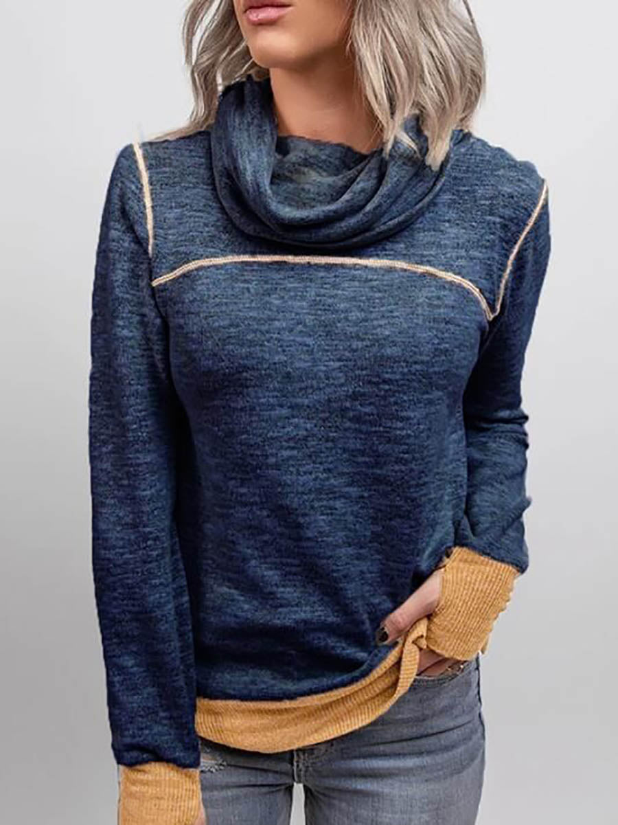 Stunncal Piled Collar Sweatshirt