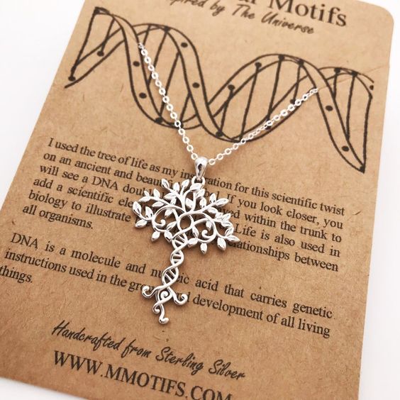 🔥Sterling Silver DNA Tree of Life necklace