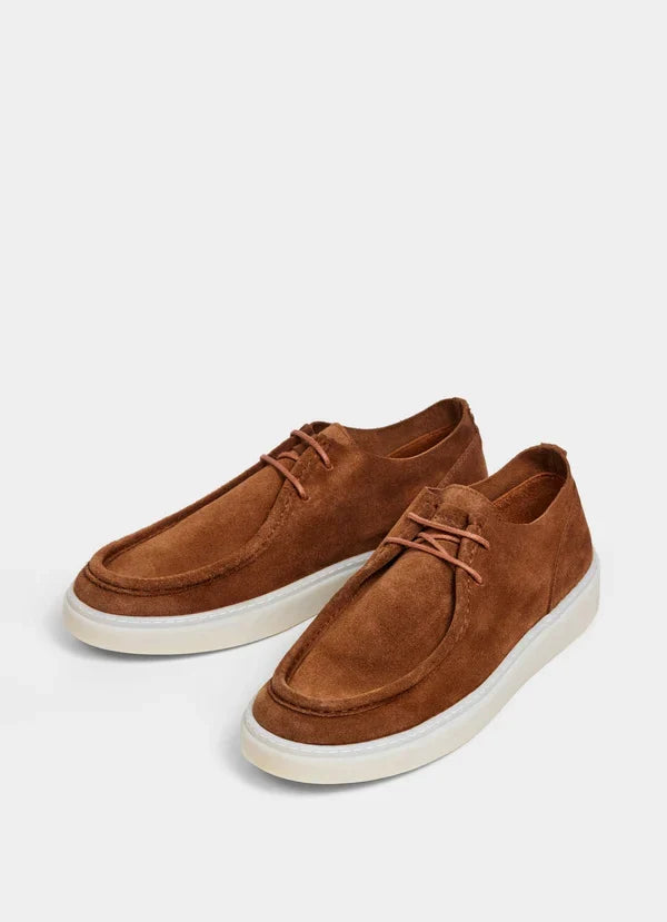 Suede Lace Moccasin Shoe