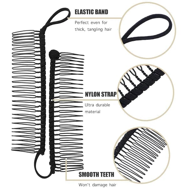 🔥Vintage Stretchy Banana Hair Clip✨