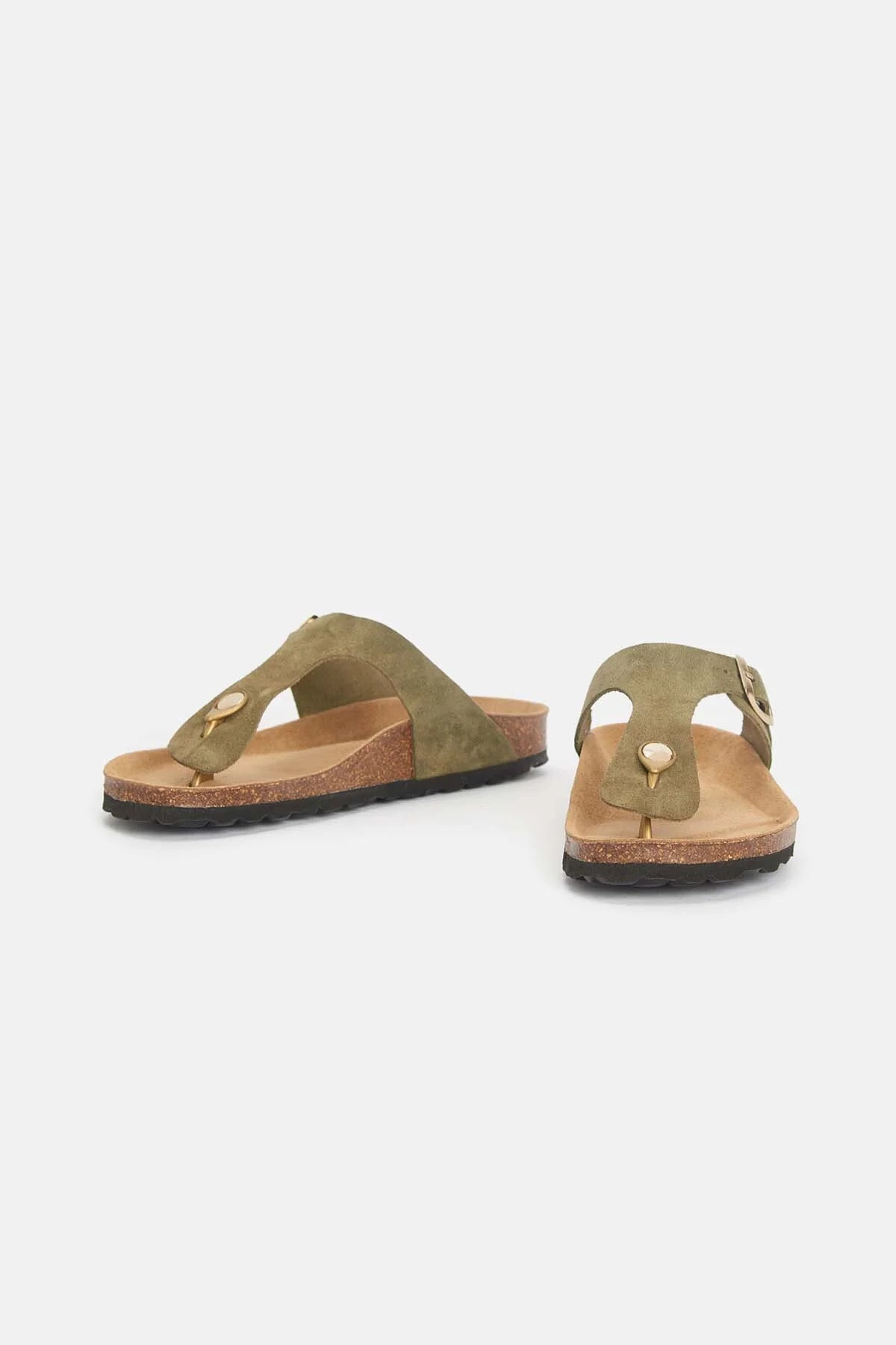 Margate Sandals - OLIVE SUEDE