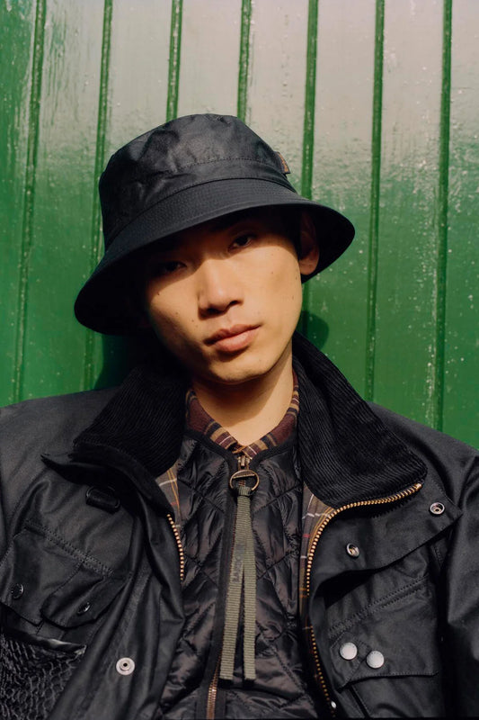 Modified Dryfly Waxed Jacket - BLACK