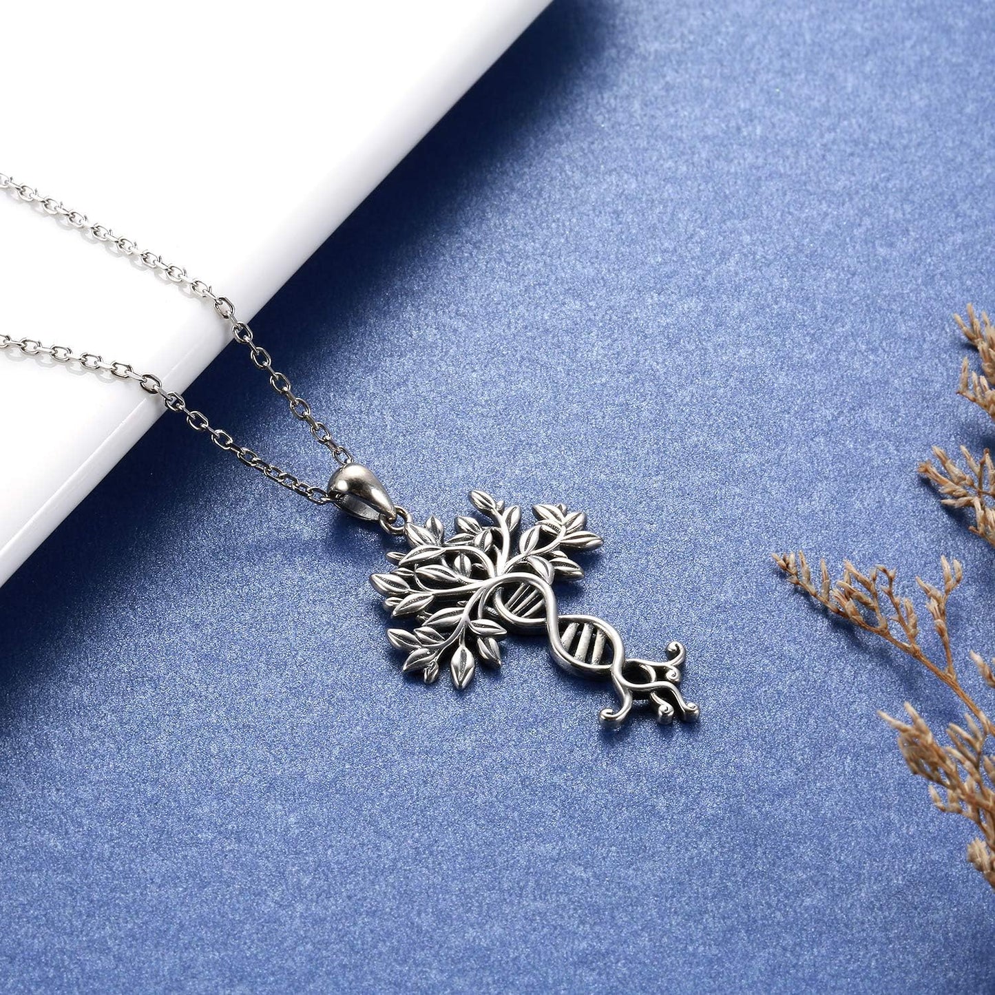 🔥Sterling Silver DNA Tree of Life necklace
