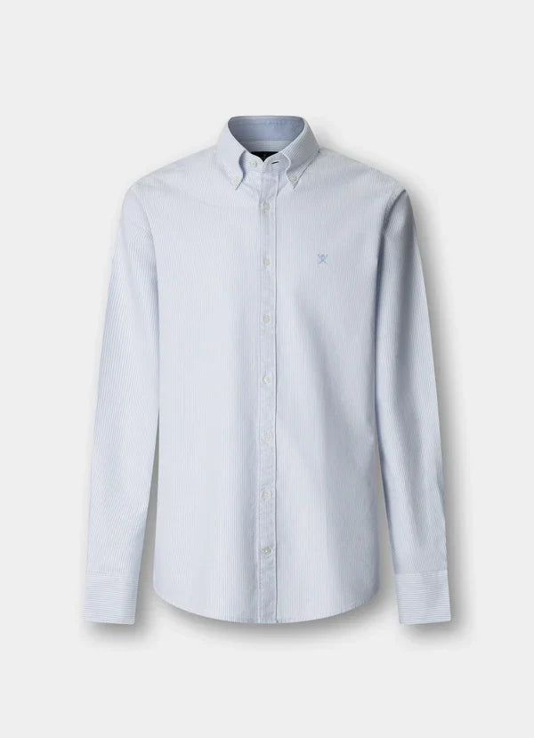 Classic Fit Oxford Ticking Stripe Shirt