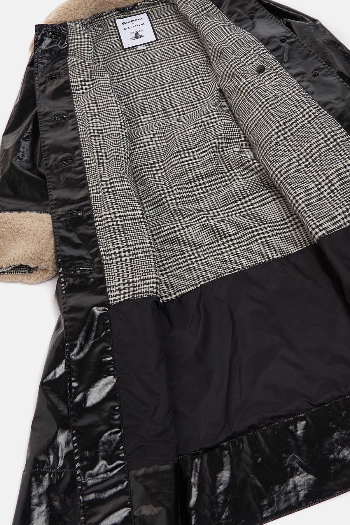 Euginie Casual Jacket by ALEXACHUNG - BLACK HERITAGE CHECK