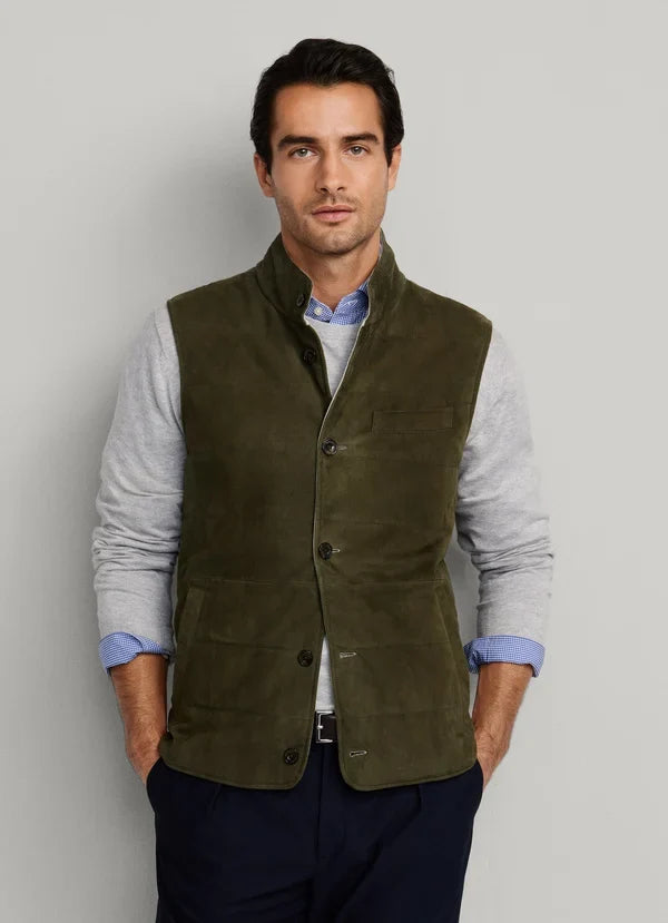 Reversible Suede Gilet