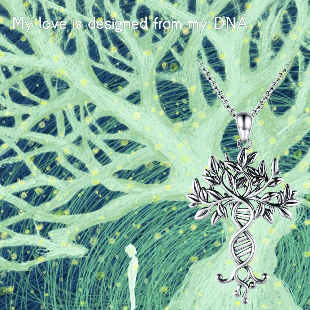 🔥Sterling Silver DNA Tree of Life necklace