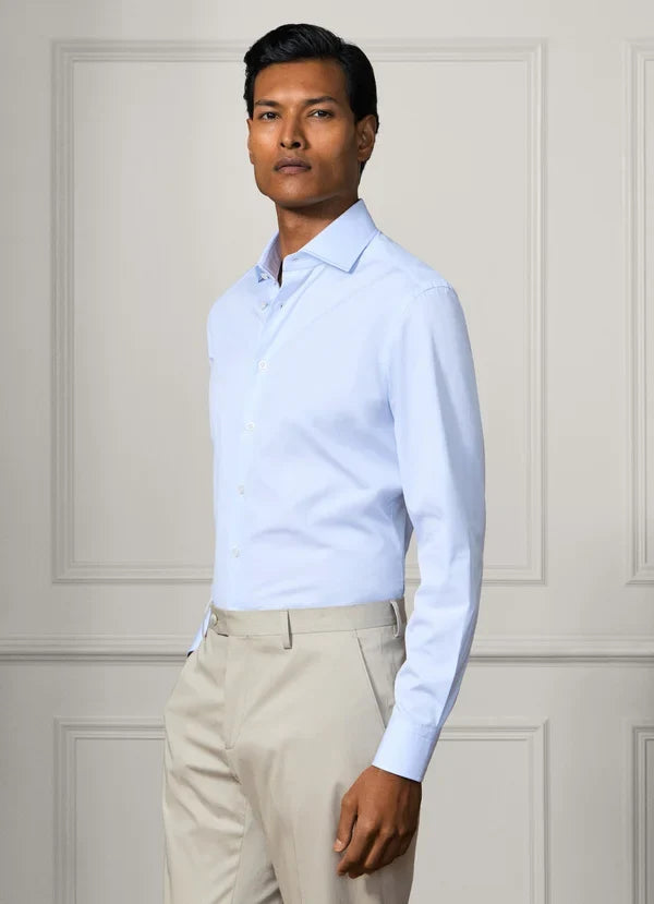 Tailored Fit Fine Stripe Selvedge Shirt