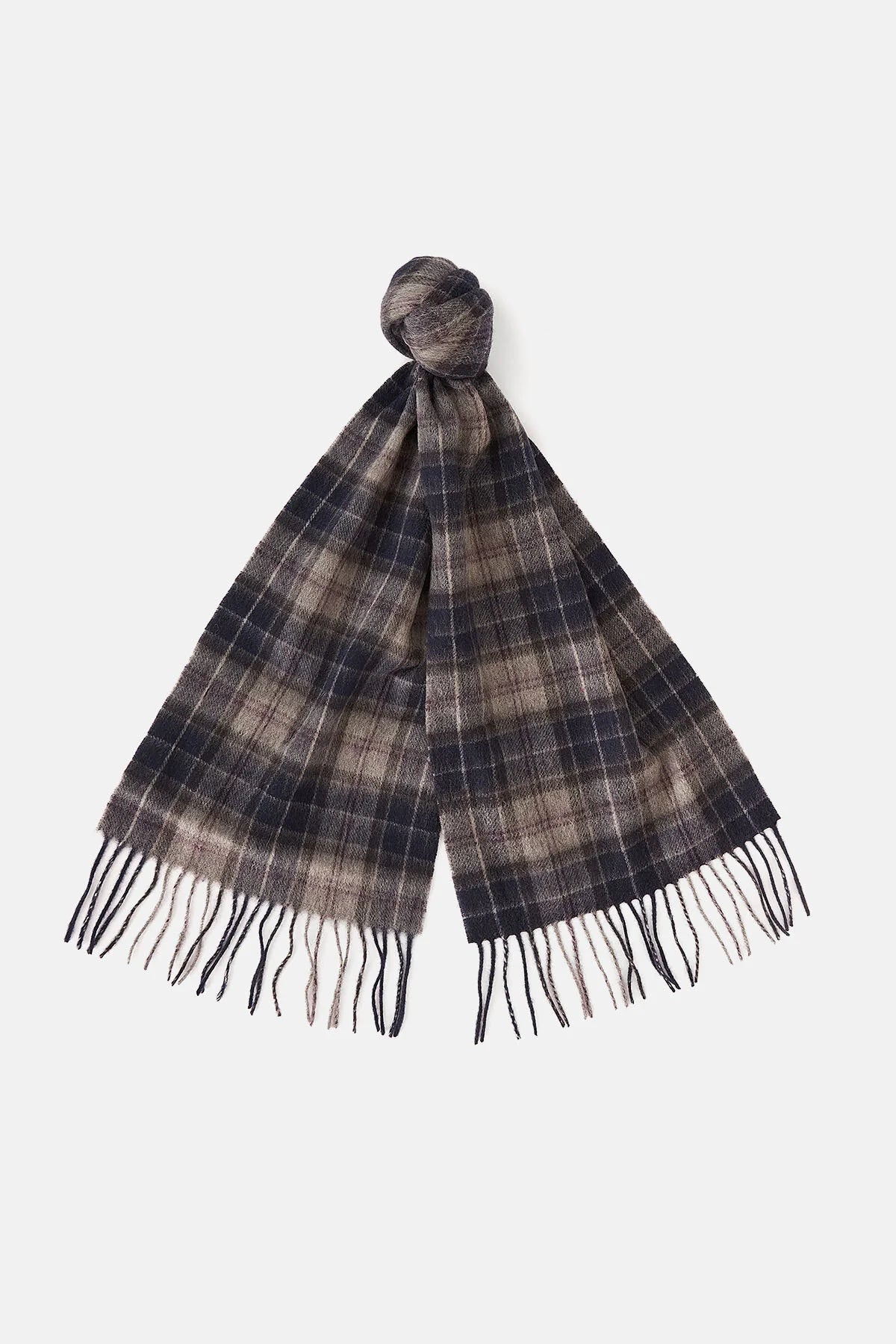 Tartan Scarf & Glove Gift Set - BLACK SLATE TARTAN