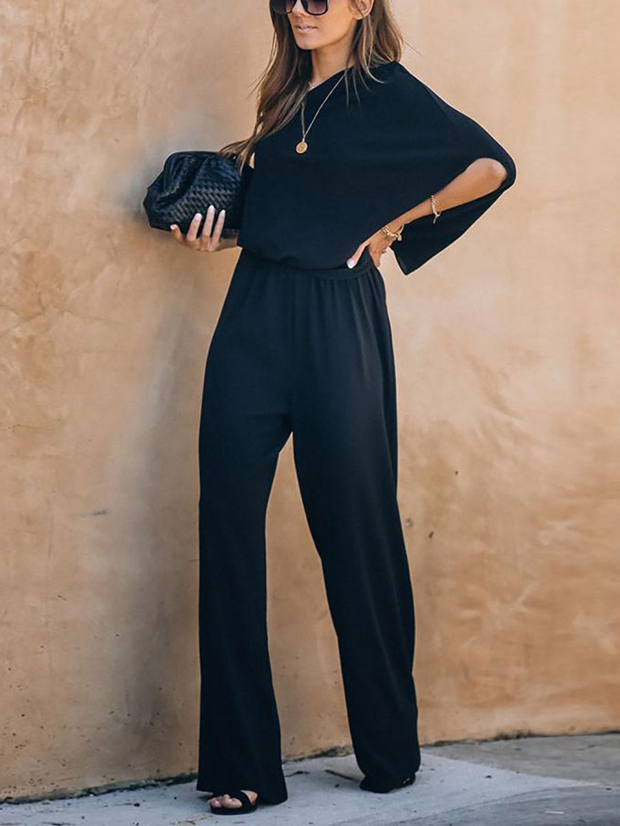 Stunncal Sexy Strapless Loose Jumpsuit