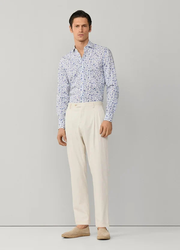 Tailored Fit Island Print Shirt