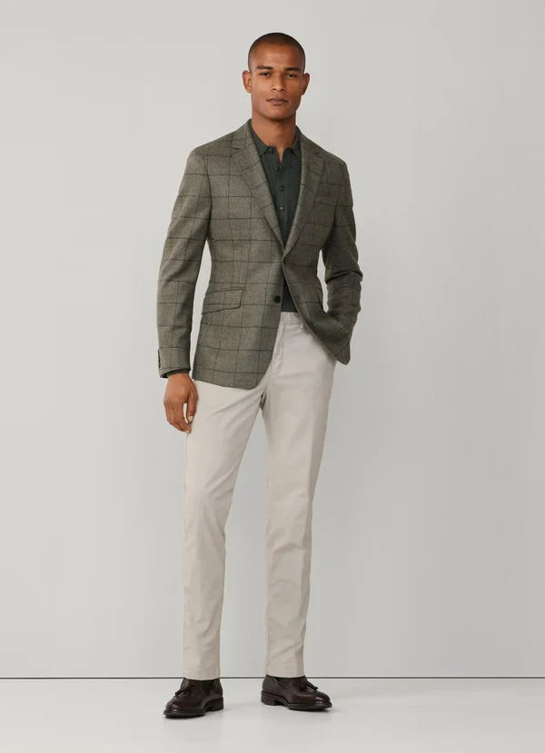Wool Windowpane Blazer