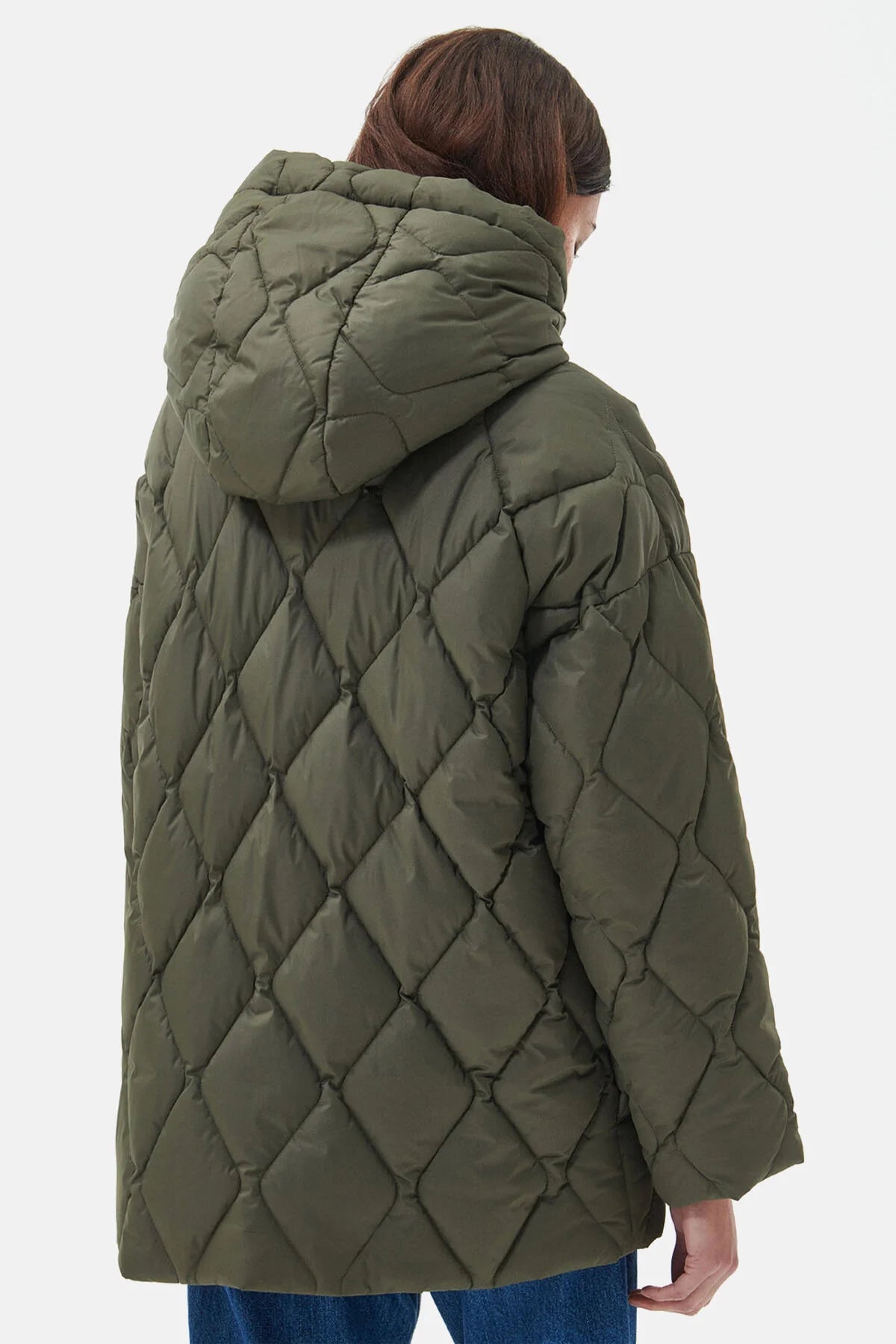 Aster Quilted Jacket - DEEP OLIVE