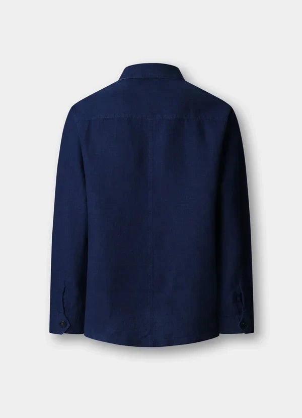Linen Field Jacket Overshirt
