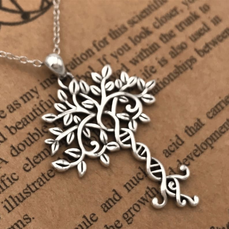 🔥Sterling Silver DNA Tree of Life necklace
