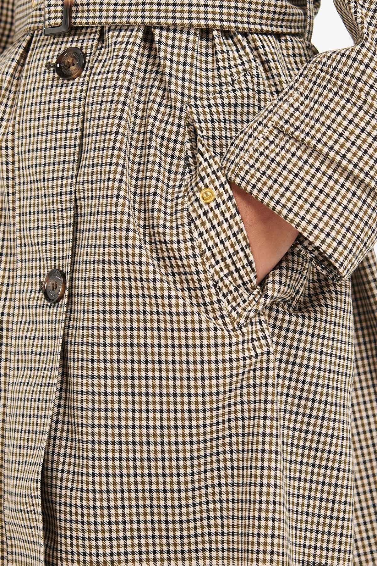 Somerland Check Jacket - POPLAR GREEN MICRO C