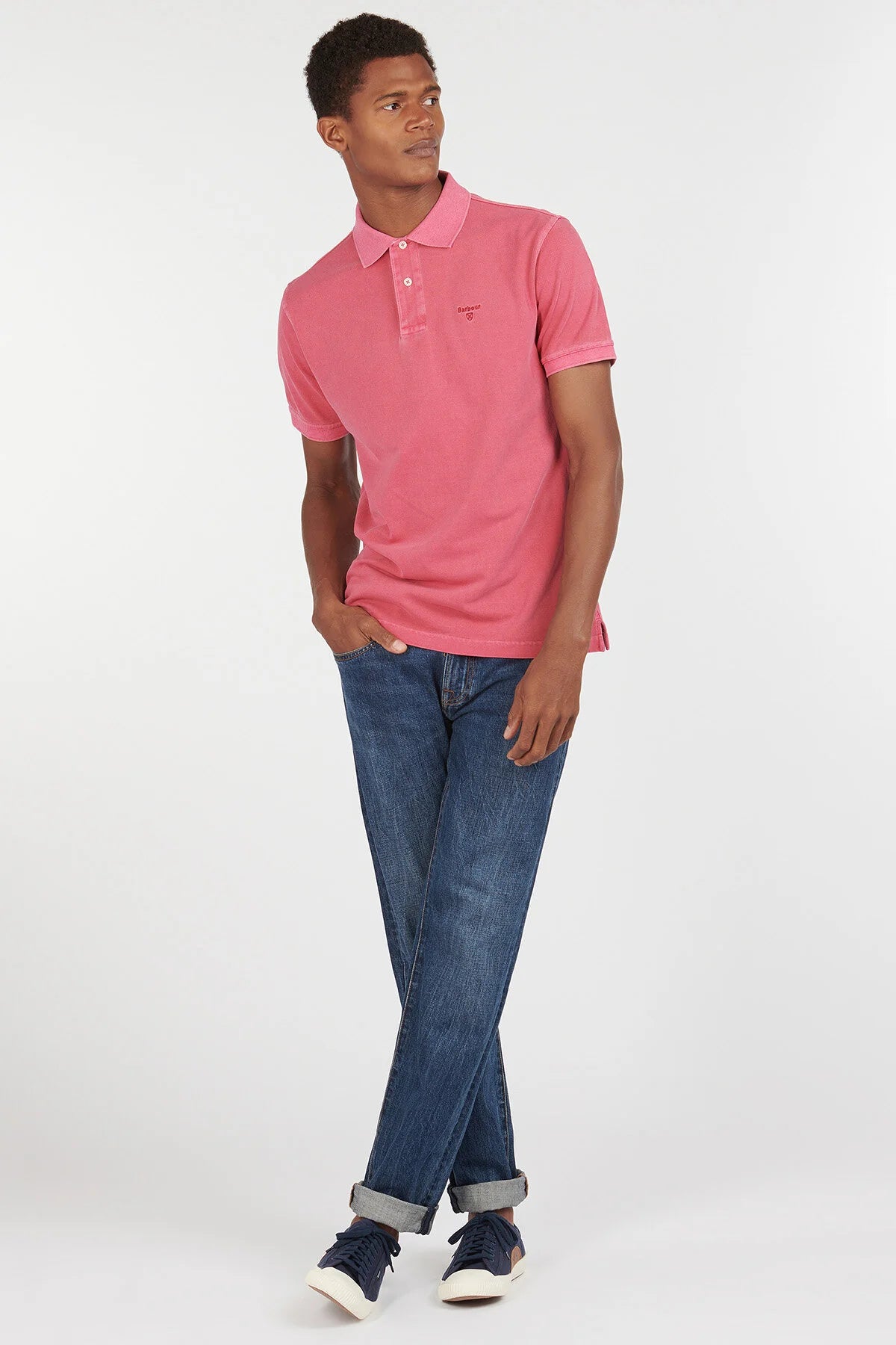 Sports Polo Shirt Shirt - FUSCIA
