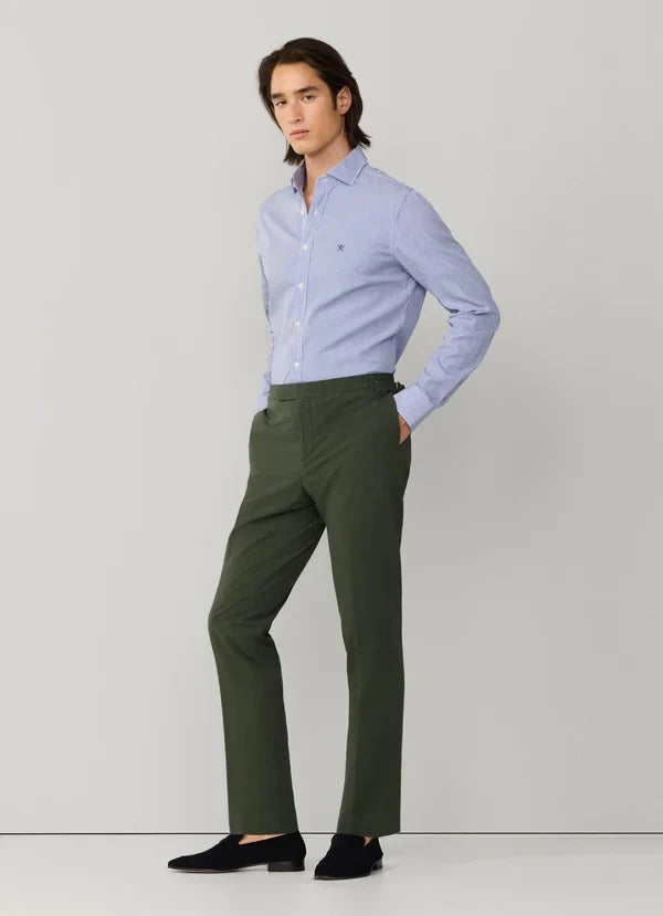 Slim Fit Formal Seersucker Trouser