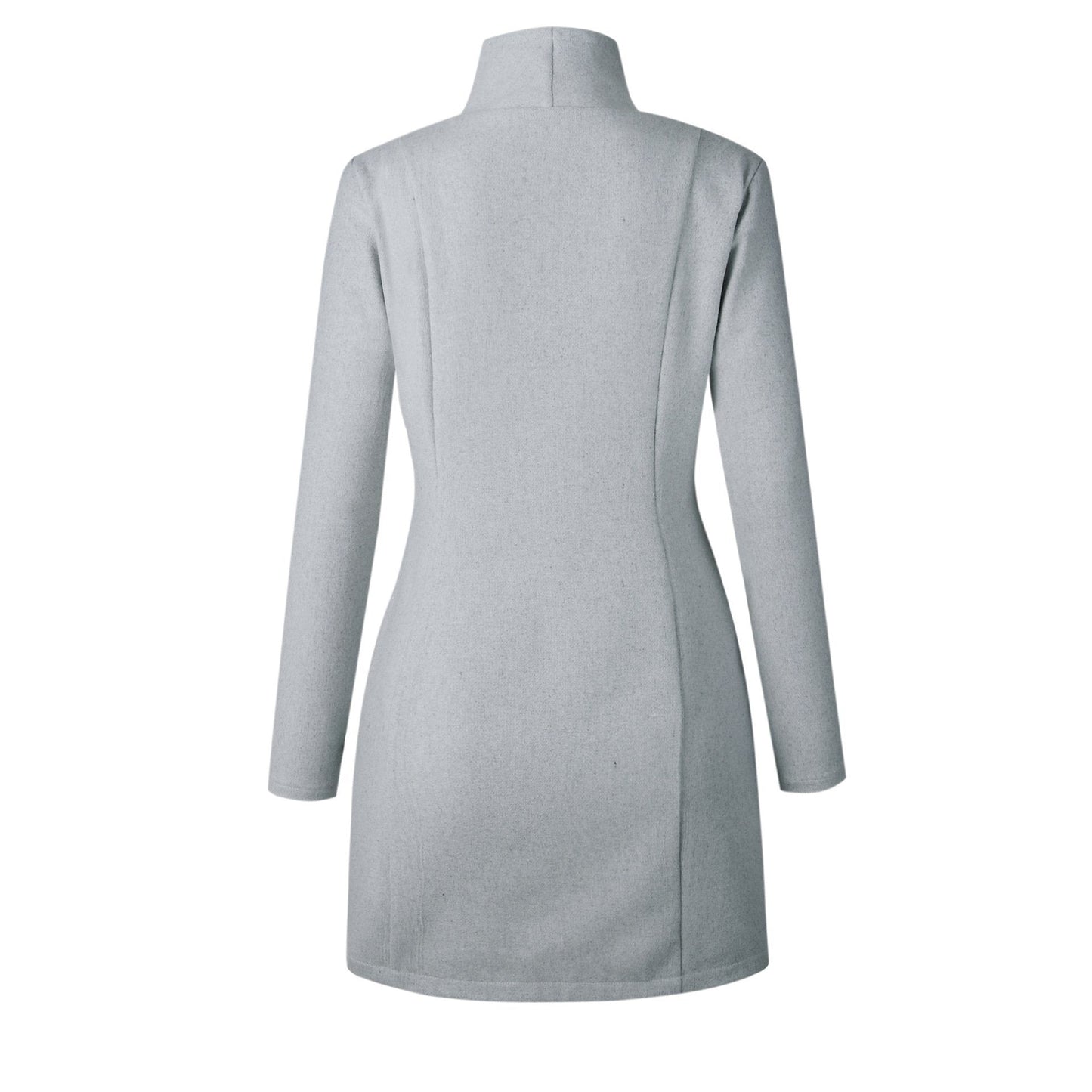Stunncal Slim Zipper Coat