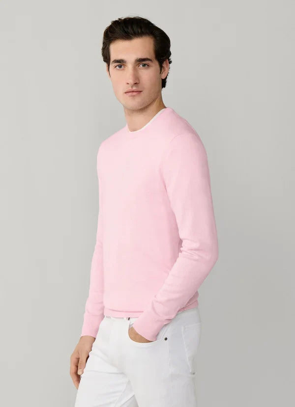 Cotton-Silk Crew-Neck Jumper