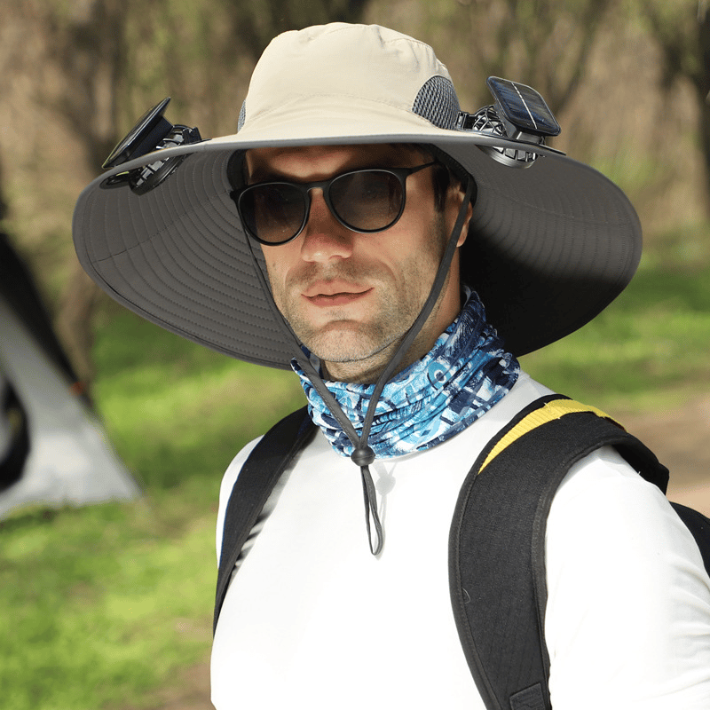 ??Best father¡®s Day Gifts?2025 New Ultralight Solar Fan Sun Hat ¨C Lighter Than a Baseball!?(Only 11oz)£ºJapanese Design