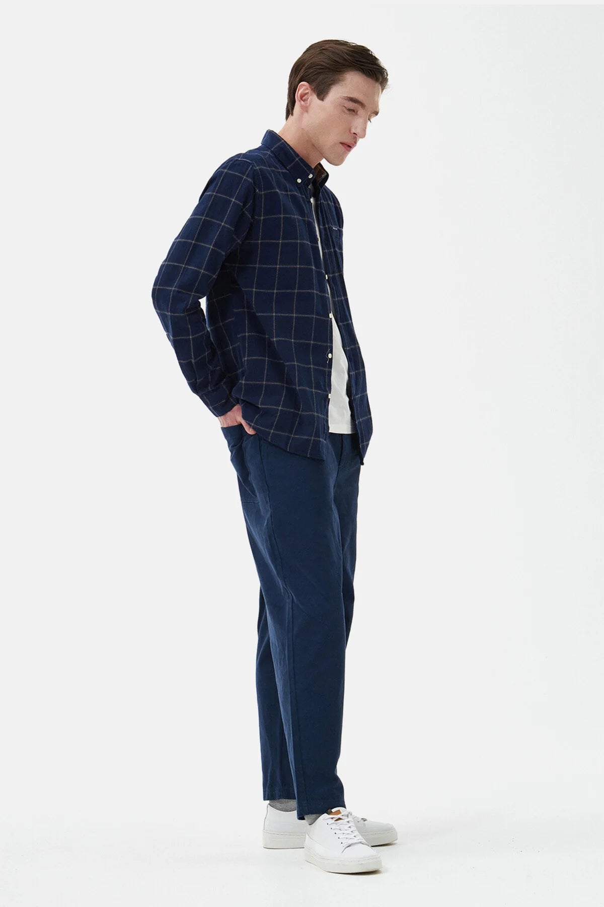 Acorn Tailored Shirt - NAVY