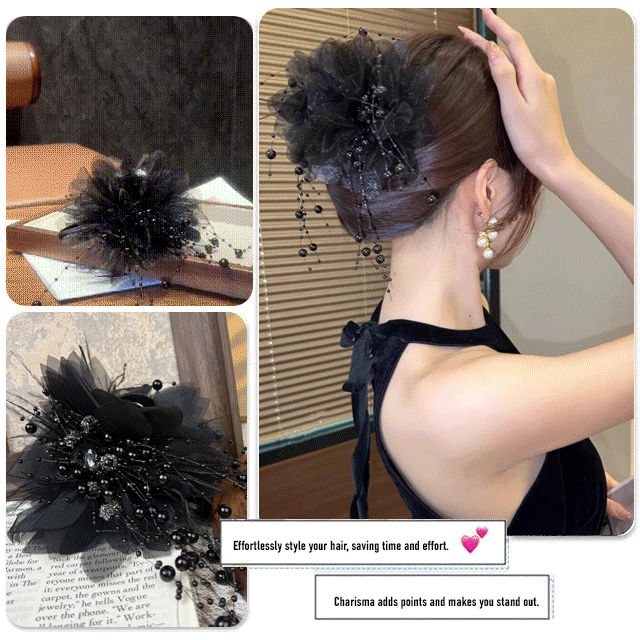 Butterfly Tears Tassel Hair Clip