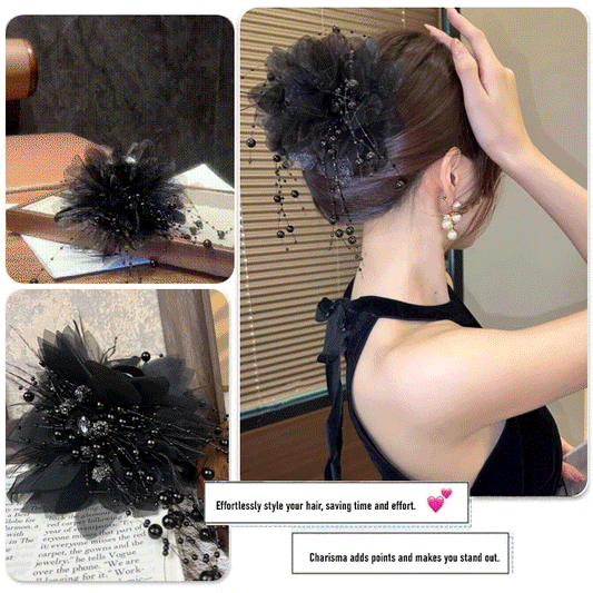 Butterfly Tears Tassel Hair Clip