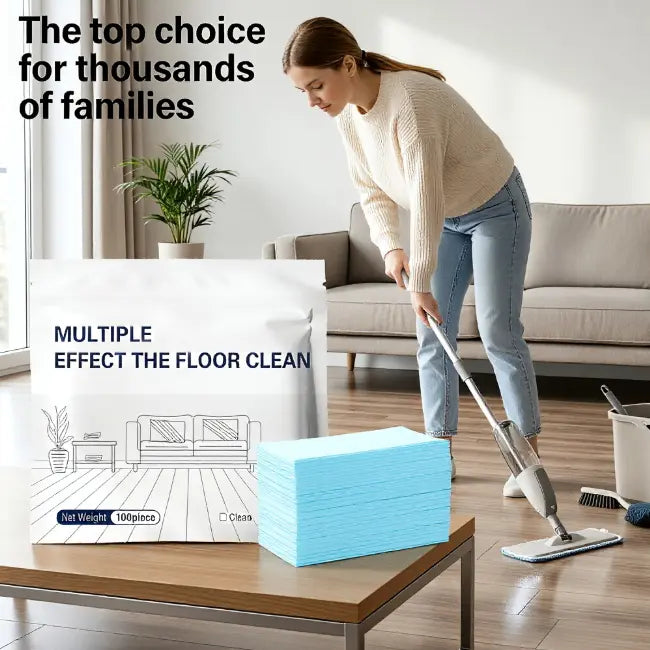 🎁100 Piece Floor Cleaning Tablets Multi-Surface Cleaner for Hardwood Laminate Tile & RV Walls Antibacterial Deodorization Maintenance
