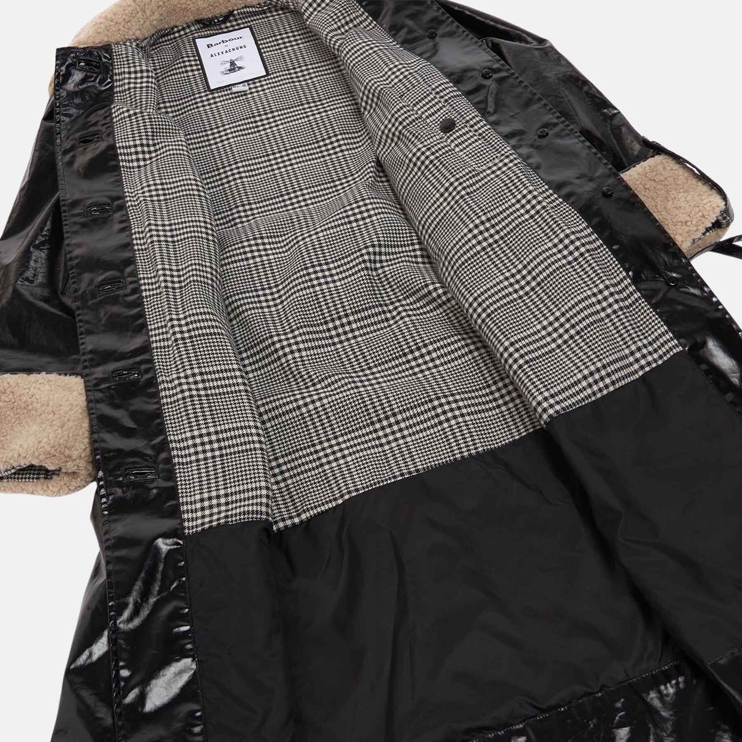 Euginie Casual Jacket by ALEXACHUNG - BLACK HERITAGE CHECK
