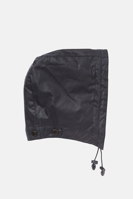 Waxed Cotton Hood - NAVY