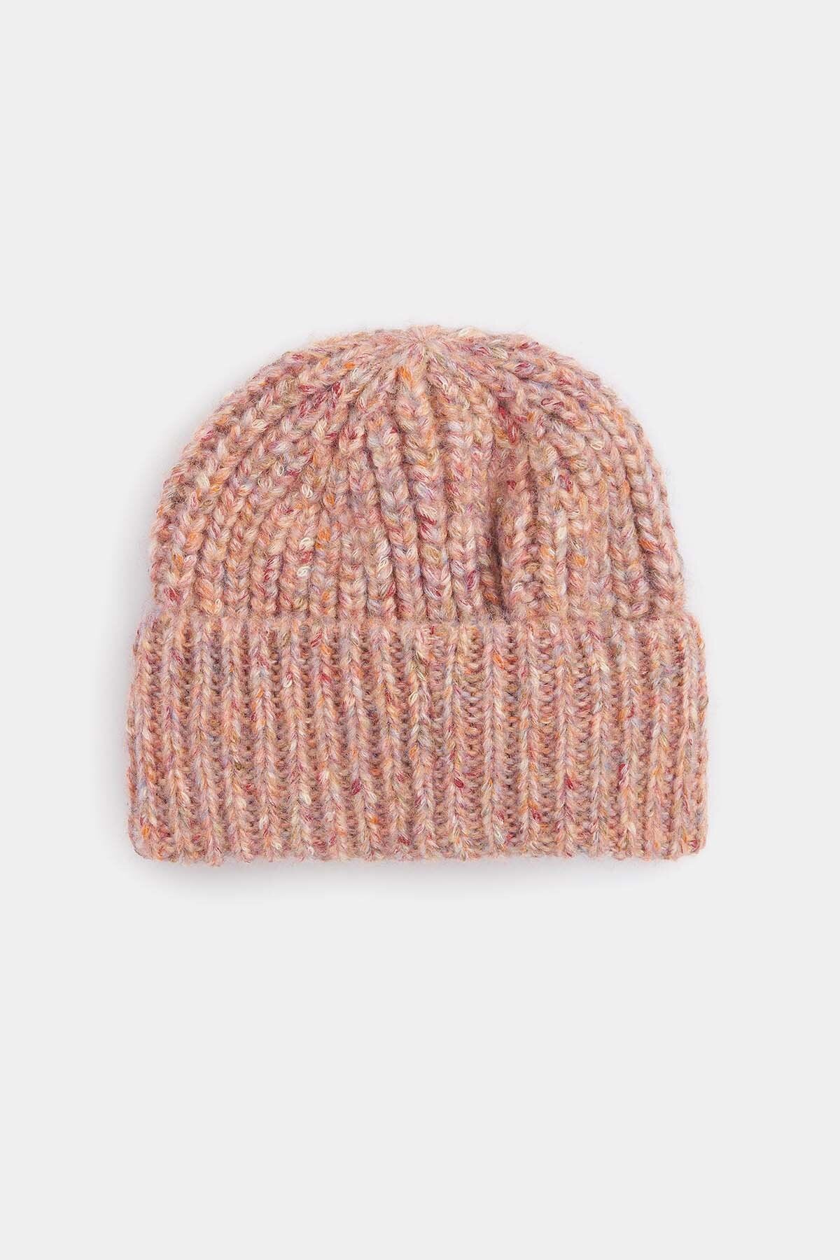 Greta Beanie - PINK RUST