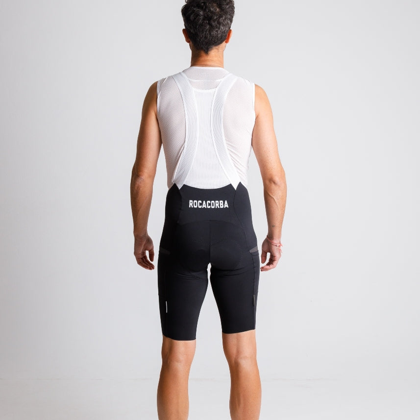 Essential Cargo Bib Shorts 3.0 Black Unisex