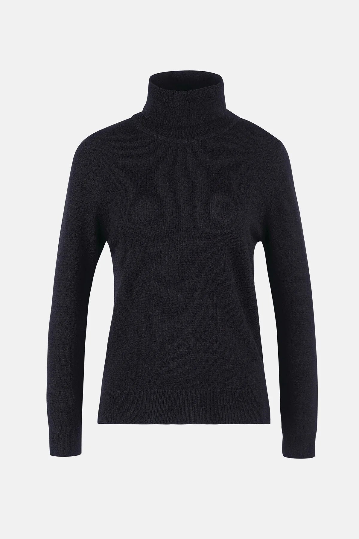 Pendle Roll-Neck Sweatshirt - BLACK/FAWN