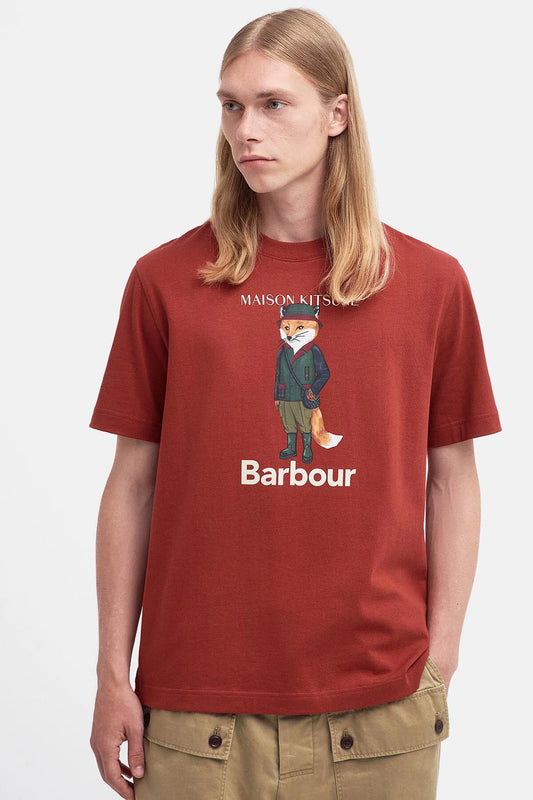 Beaufort Fox T-Shirt - BURNT HENNA