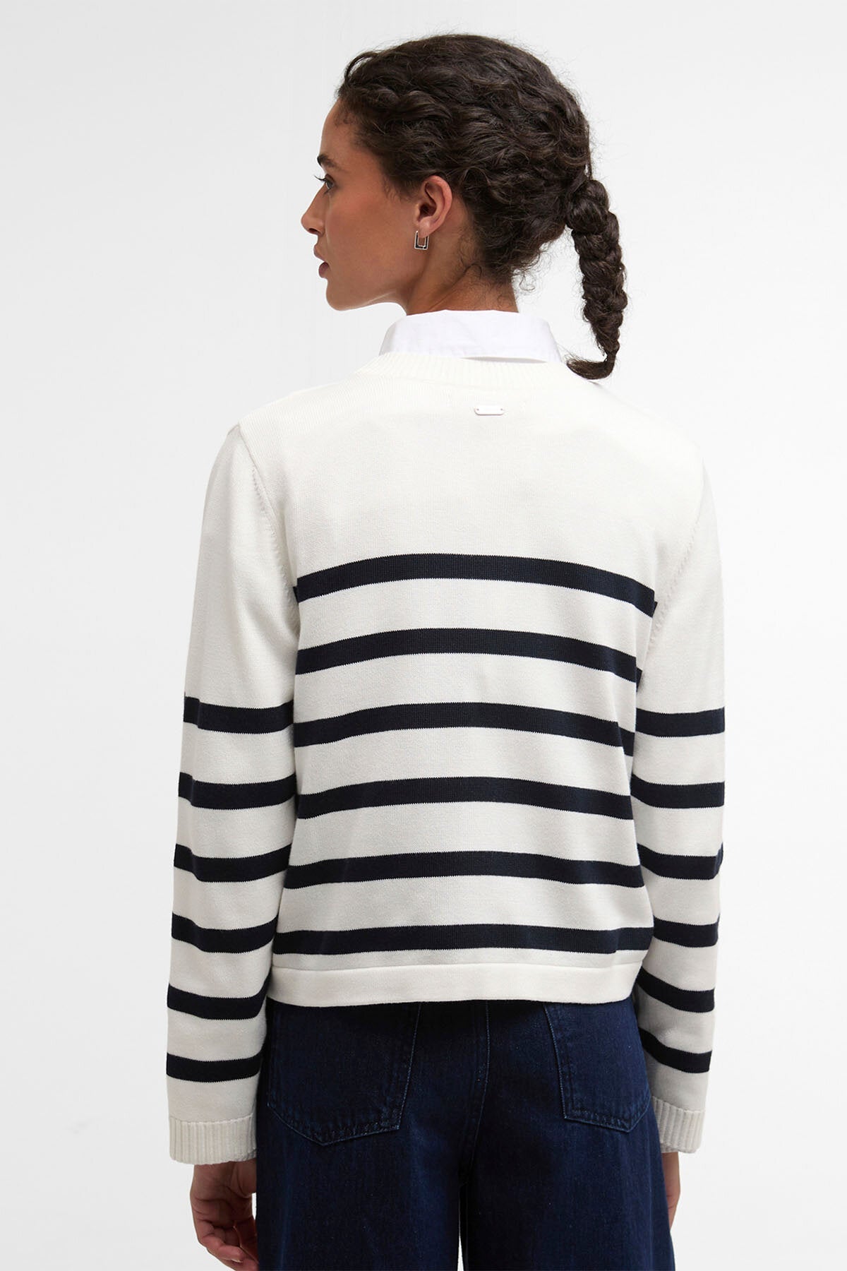 Fern Striped Crew Neck Jumper