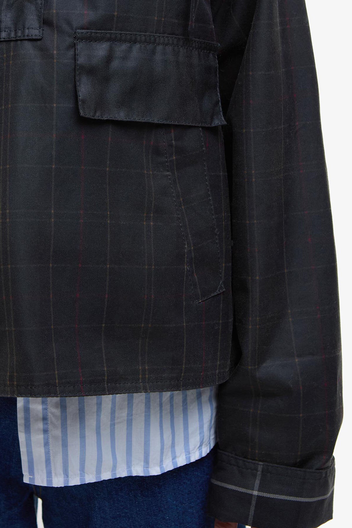 Ganni Wax Anorak Smock