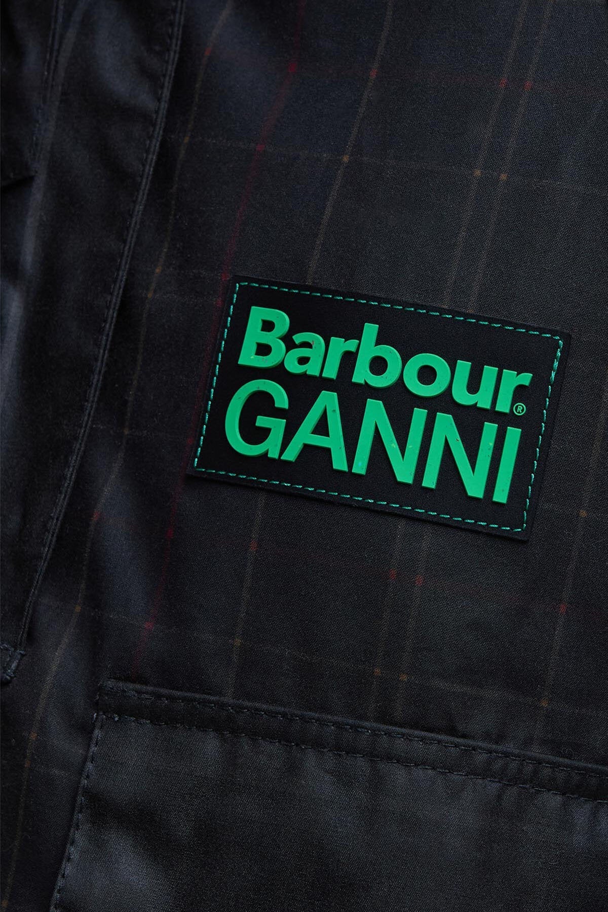 Ganni Wax Anorak Smock