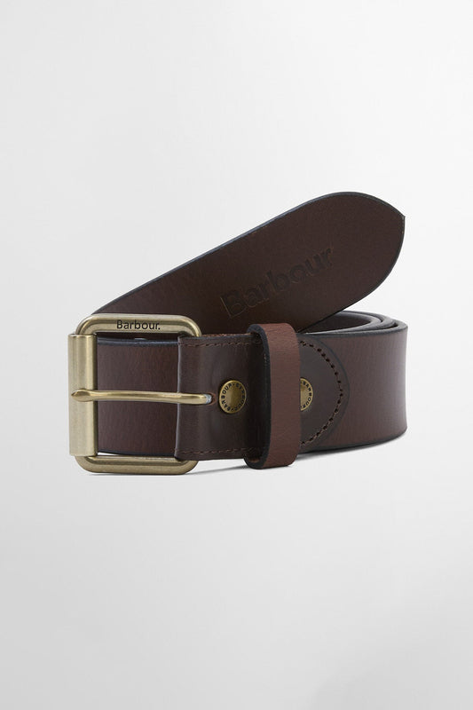 Contrast Leather Belt