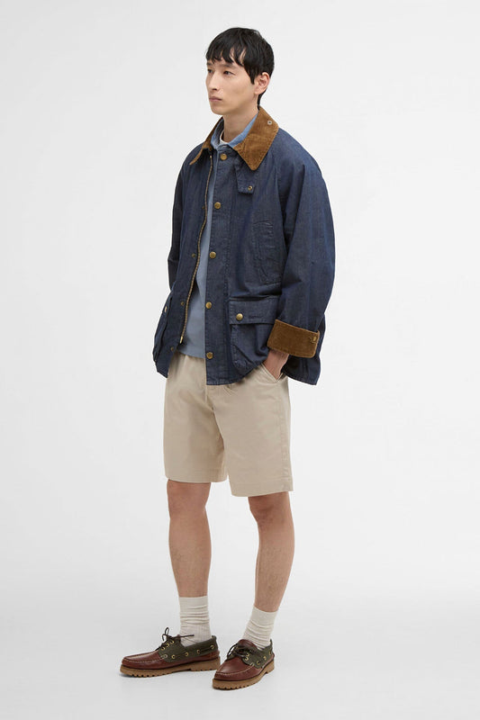Oversized Bedale Denim Casual Jacket