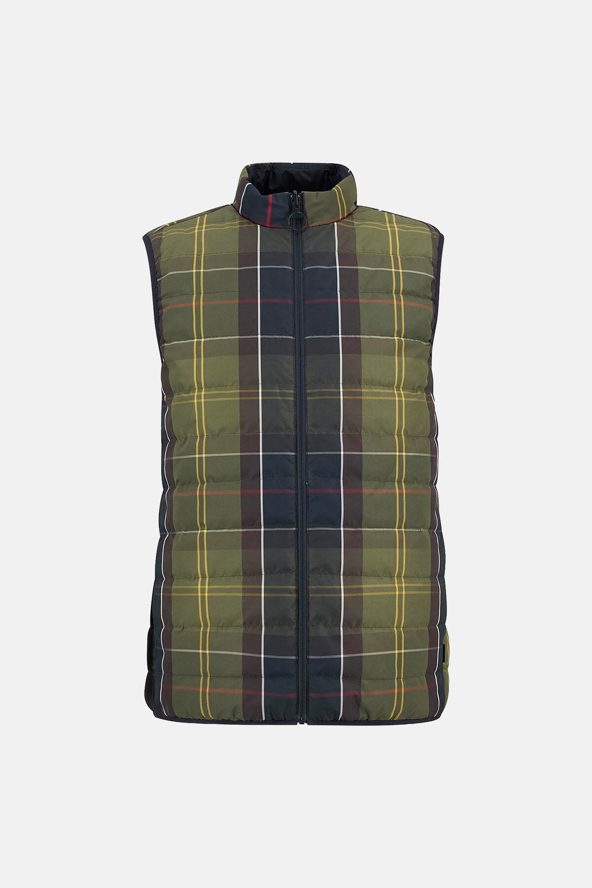 Reversible Tartan Puffer Gilet