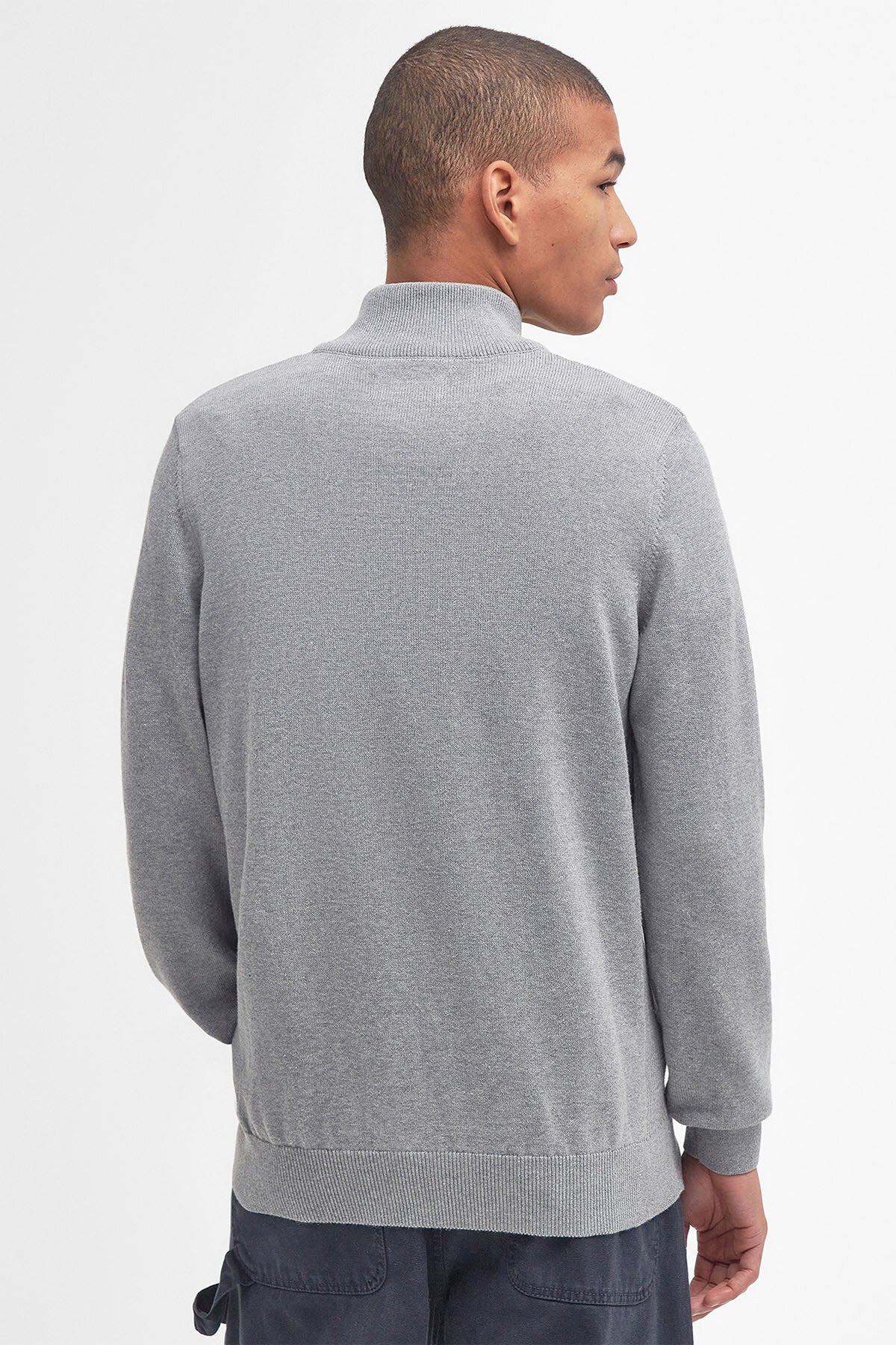 Cotton Half Zip Sweater