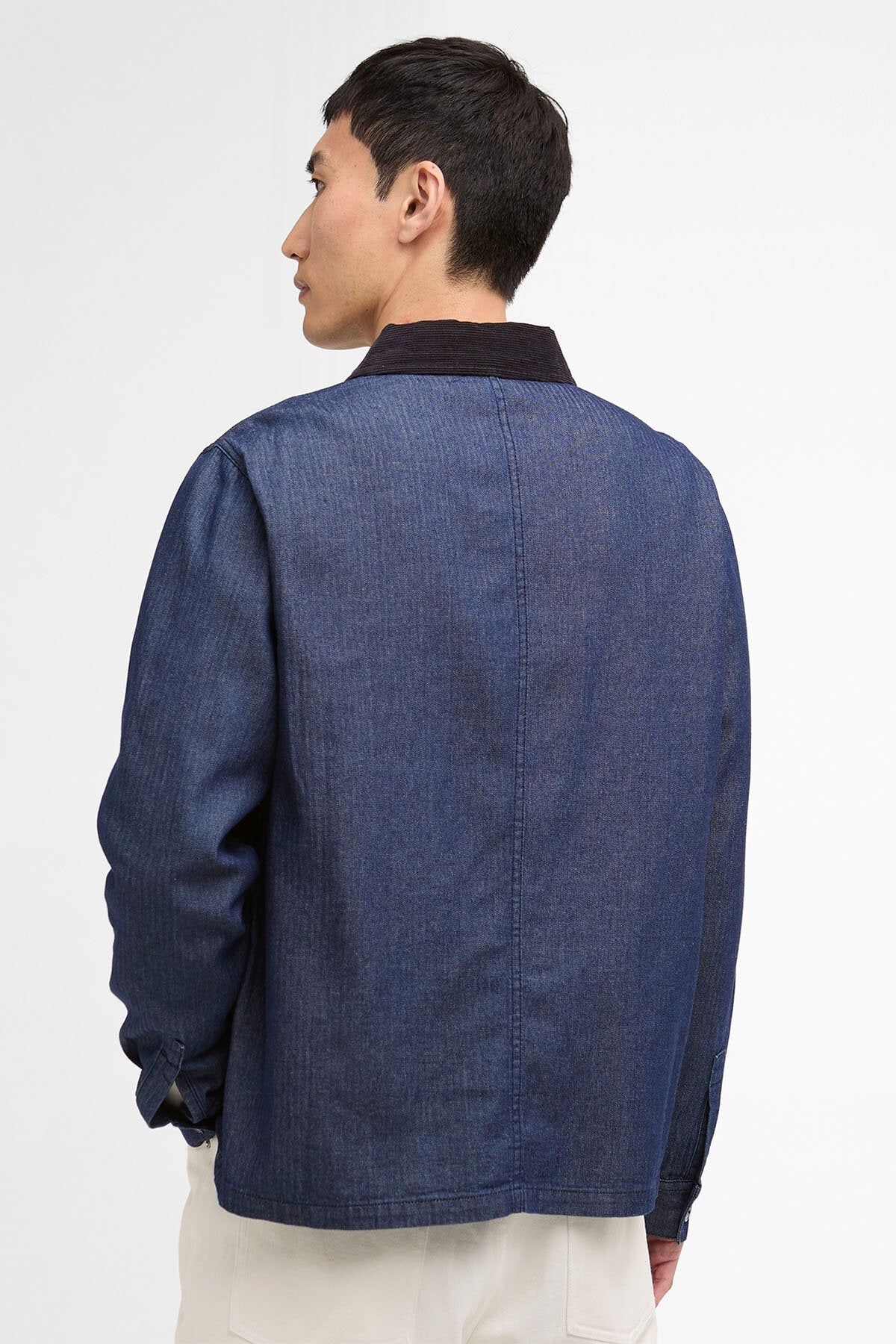 Piligan Herringbone Denim Overshirt