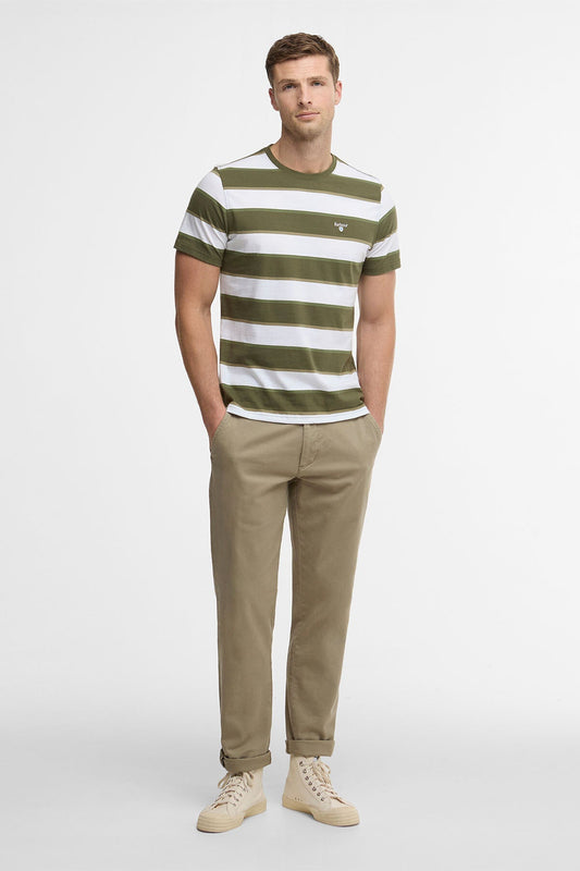 Washed Stretch Tailored Trousers