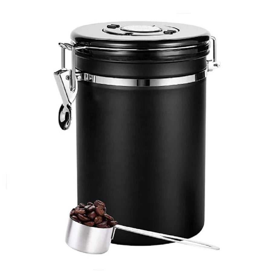 Coffee Canister Stainless Steel Storage Container with Scoop£¬1.5L