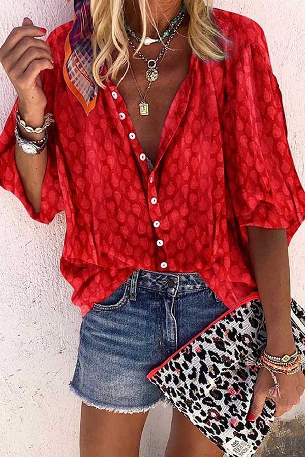 Stunncal Solid Color Button Loose Shirt(11 Colors)