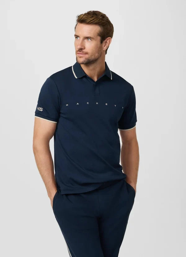 Classic Fit Short Sleeve Branded Polo