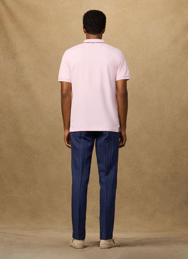 Classic Fit Short Sleeve Number Polo