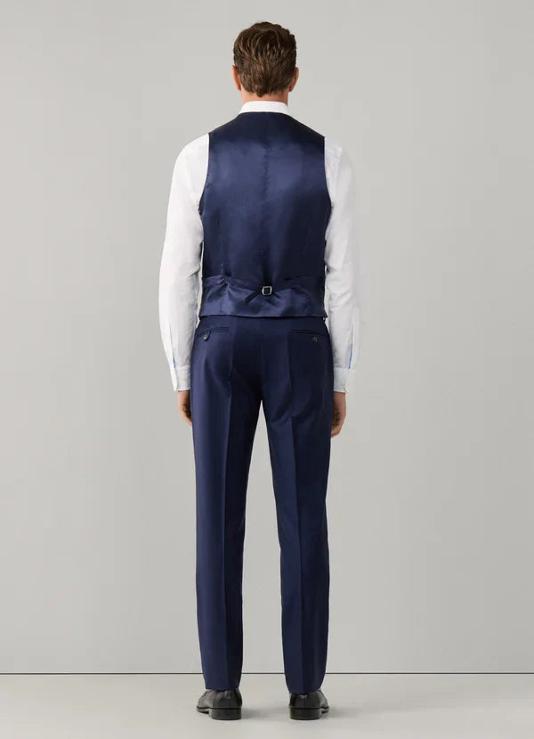 Wool Birdseye Waistcoat - Woven In Italy
